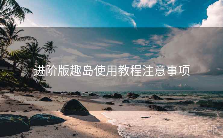 进阶版趣岛使用教程注意事项