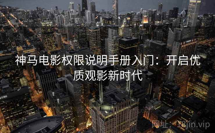 神马电影权限说明手册入门：开启优质观影新时代