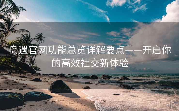 岛遇官网功能总览详解要点——开启你的高效社交新体验
